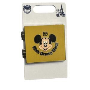 WALT DISNEY WORLD 50TH ANNIVERSARY MICKEY MOUSE PHOTO ALBUM PIN